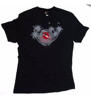 KING OF SCUBA T-Shirt Palm & Shark (Pembe)