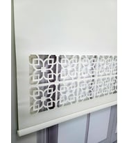 Stor Perde Desenli Lazer Kesim Kalın Kumaşlı ML105 (Ekru)