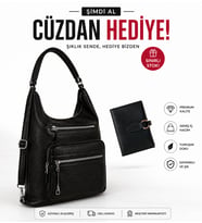 ANNELER GÜNÜNE Özel Bereket CÜZDAN HEDİYELİ Kadın Rahat Çok Yönlü Yumuşak Deri Hem Sırt çantası hem El ve Omuz Çantası-Bolluk Bereket Cüzdanı Hediye (Bakır)