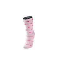 Roff 26509 Kadın Motis Bambu Dikişsiz Soket Çorap (Pembe)