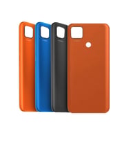 Xiaomi Redmi 9C İle Uyumlu Arka Pil Kapak (Turuncu)