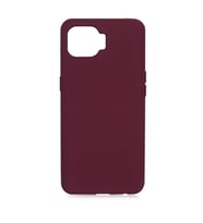Oppo Reno 4 Lite Kılıf Özel Orijinal Lansman Serisi, İçi Kadife, Pürüzsüz Yumuşak ve Mat TPU Silikon (Koyu Mor)