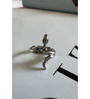 SNAKE PIERCING ( ALTIN KAPLAMA HELIX ICIN UYGUN) (Gümüş)