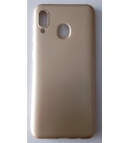Galaxy A20/A30 Ruber Case Yumuşak Slikon Kılıf (Gold)