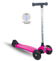 Tois Joy 3 Tekerlekli Yükseklik Ayarlı Scooter (Pembe)