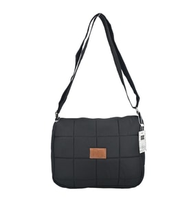 SİA ÇANTA SİMİLON KABARTMALI KAPİTONE PUF KUMAŞ SHOPPER  ÇANTA RAHAT ÇAPRAZ  ASKILI HAFİF , İÇ ASTARLI KALİTELİ MALZEME MÜKEMMEL İŞÇİLİK (Siyah)