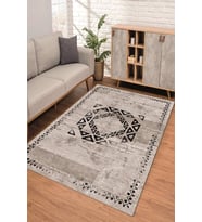 Dijital Kaymaz Taban Yıkanabilir Renkli Salon Halısı Mutfak Halısı Yolluk ND-SD-1051 (Çok Renkli)