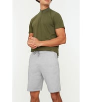 Spor Penye Short (Gri)