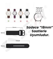 Sneezy Huawei Watch GT4 41mm İle Uyumlu 18mm PureLux Soft Tokalı Silikon Kordon (Koyu Yeşil)
