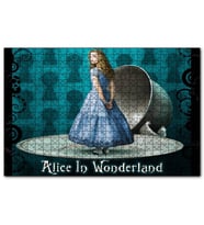 Cakapuzzle Alice Harikalar Diyarında Fincan ve Tabak  Puzzle Yapboz MDF (Ahşap) (255 Parça)