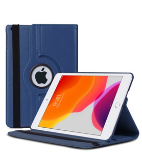 Microsonic Apple iPad 10.2'' 7. Nesil (A2197-A2200-A2198) Kılıf 360 Rotating Stand Deri (Lacivert)
