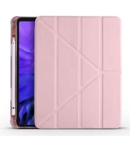 Ceponya Apple iPad Air 4 Kılıf 10.9 4 Nesil 2020 Kalem Bölmeli Smart 1-1 (Rose)