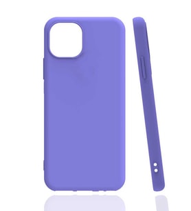 Apple iPhone 13 Mini Kılıf Zore Biye Silikon Kılıf (Lila)