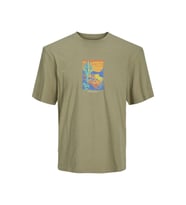 Jack & Jones Erkek Valley T-shirt Bisiklet Yaka Tişört - 12230734  (Yeşil)