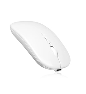 Huawei Matepad Air 11.5" Tablet Uyumlu Bluetooth Şarjlı 2.4Ghz Kablosuz Mouse Sessiz Tıklama (Beyaz)