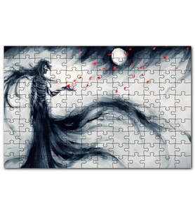 Cakapuzzle Mugetsu İchigo Sanat Görseli Puzzle Yapboz MDF (Ahşap) (1000 Parça)