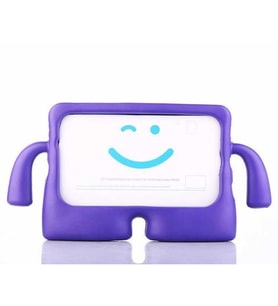 İPAD MİNİ 1 - 2 - 3 - 4 SİLİKON ÇOCUK FİGÜRLÜ iBUY TABLET KILIFI (Mor)