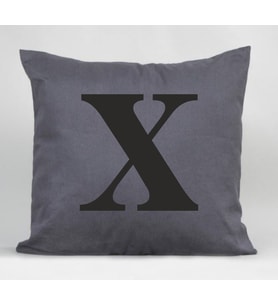 X Harfli Yastık (Antrasit)
