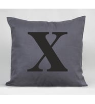 X Harfli Yastık (Antrasit)