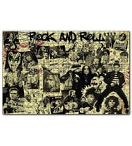 Cakapuzzle Geçmişten Rock Yıldızları  Puzzle Yapboz MDF (Ahşap) (500 Parça)