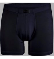 3'Lü Yıldız 320-321-322-323 Erkek Bambu Likralı Boxer (Siyah)