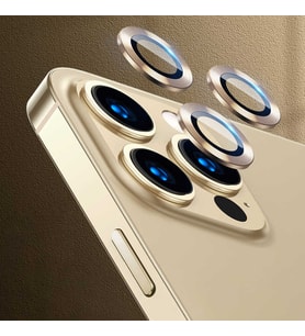 Apple iPhone 13 Pro Max ​​​​Kamera Lens Koruyucu Lüx Cam Koruma (Füme)