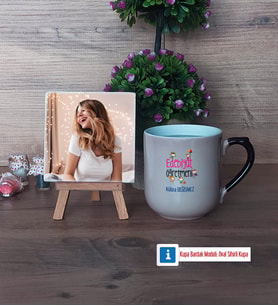 Edebiyat Öğretmeni Fotoğraflı Dekoratif Taş, Kupa Bardak Beyaz Hediye (Model 10)