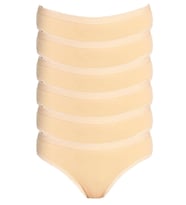 Tutku Kadın Elastan Düz Bikini Külot 6'lı Avantaj Paketi - TKD0715