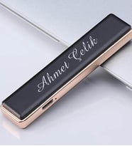 Elektronik Alevsiz Şarjlı Çakmak (Mavi)