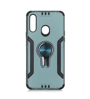 Galaxy A20S Kılıf Stand Olma Özellikli Araç Tutuculu Ko ko Kılıf (Yeşil)