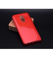 Xiaomi Redmi Note 4X Kılıf Simli Parlak Shining Kapak (Kırmızı)