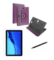 Sunny SN7016 7" Standlı Tablet Kılıfı+Nano Kırılmaz Ekran Koruyucu+Dokunmatik Kalem (Mürdüm)