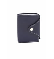Kredi Kartlık 20 Kart Kapasiteli Dikey Credit Card Holder Rainbow Vegan 7,5x9,7 cm (Lacivert)