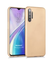 Microsonic Matte Silicone Realme XT Kılıf (Gold)