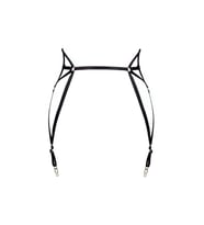 Çok  Lastik Jartiyer Harness (Siyah)