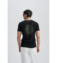 Brainstorming Erkek Taş T-Shirt (Siyah)