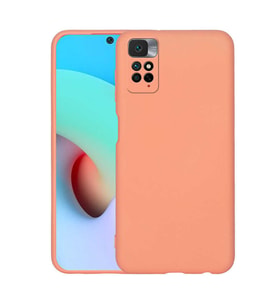 Xiaomi Redmi Note 11S Global Kılıf Özel Orijinal Lansman Serisi, İçi Kadife, Pürüzsüz Yumuşak ve Mat TPU Silikon (Turuncu)