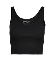 Only Kadın Kolsuz Crop Bluz T-shirt - 15231168 (Siyah)