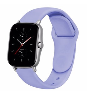 Samsung Galaxy Watch 3 45mm Kordon Silikon Spor Kordon (Lila)