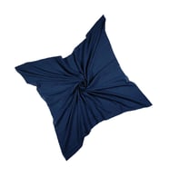 Mim Eşarp - Bambu Kraş Eşarp 100x100 cm (Lacivert)