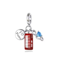Piyanoyu Seviyorum Sallantılı Charm (Kırmızı)