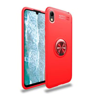Huawei Y5 2019 Kılıf Yüzüklü Magnetli Ravel Case (Kırmızı)