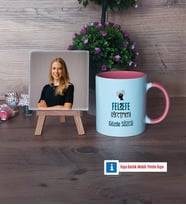 Felsefe Öğretmeni Fotoğraflı Dekoratif Taş, Kupa Bardak Beyaz Hediye Öğretmenler Günü Hediyesi (Model 6)