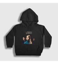 Presmono Unisex Çocuk Beyaz Truth Müzik London Grammar Kapüşonlu Sweatshirt 515071tt (Siyah)
