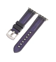 BİPOWER Apple Watch 42-44mm KRD-23 Transparent Kordon (Lacivert)