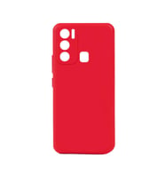 Tecno Pova Neo Kılıf Lüx Kamera Koruma Çıkıntılı Soft Silikon (Kırmızı)