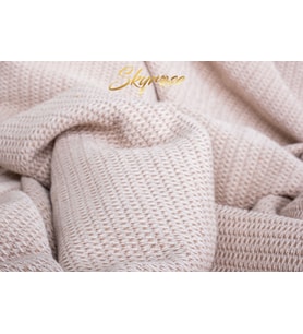 SKYROSE Çok Amaçlı Pamuklu Koltuk Örtüsü 180 X 220 Koltuk Şalı (Bej)