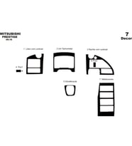 Meriç® Mitsubishi Temsa Prestige Ön Torpido Kaplama Maun 7 P. 2010-2011 (Piano Black)