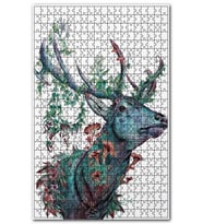 Cakapuzzle Ormanın Kalbi Geyik Puzzle Yapboz MDF (Ahşap) (500 Parça)