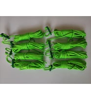 4 Metre x 8 Adet - Gergi Aparatlı İp (Yeşil)